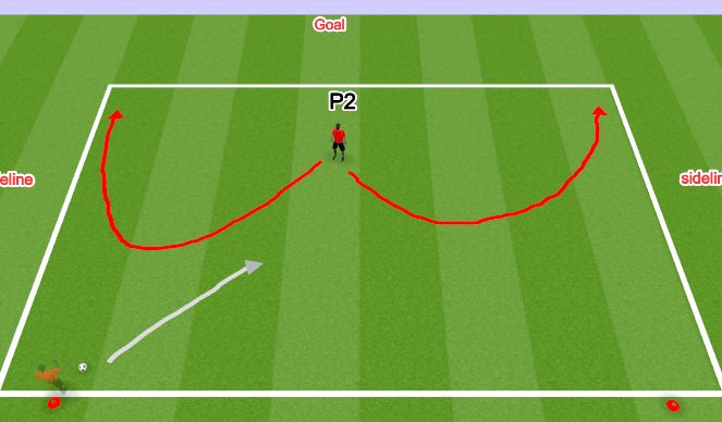 Football/Soccer Session Plan Drill (Colour): Spin Out - 3