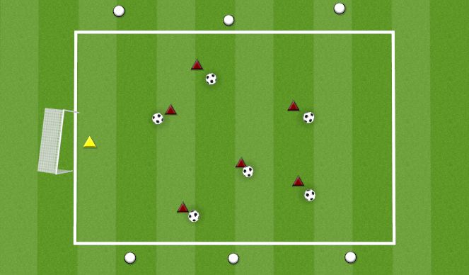 Football/Soccer Session Plan Drill (Colour): JURASSIC PARK