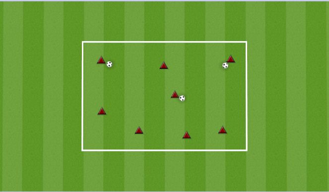 Football/Soccer Session Plan Drill (Colour): TRAP PASS MOVE