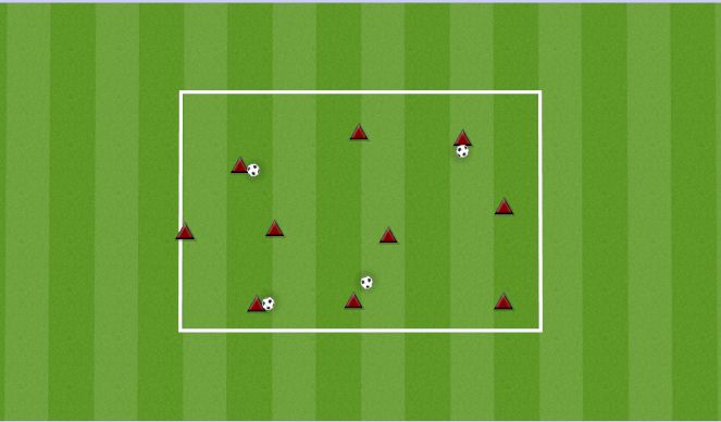 Football/Soccer Session Plan Drill (Colour): PASS AND MOVE