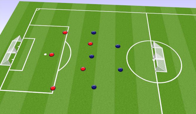 Football/Soccer Session Plan Drill (Colour): Play Phase 2: Ball Mastery