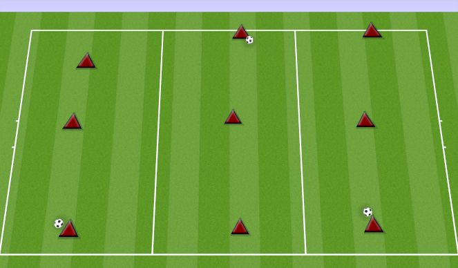 Football/Soccer Session Plan Drill (Colour): PASSING SHORT SHORT LONG