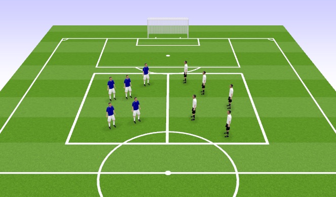 Football/Soccer Session Plan Drill (Colour): Number Game