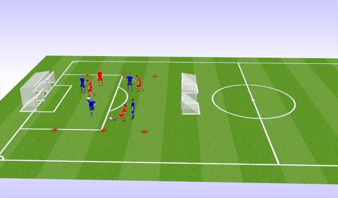 Football/Soccer Session Plan Drill (Colour): Normal Game