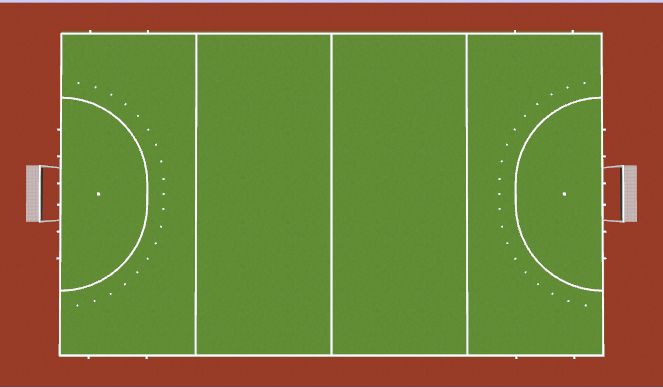 Hockey Session Plan Drill (Colour): APC & DPC 