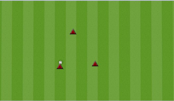 Football/Soccer Session Plan Drill (Colour): SANTA CLARA WARM UP