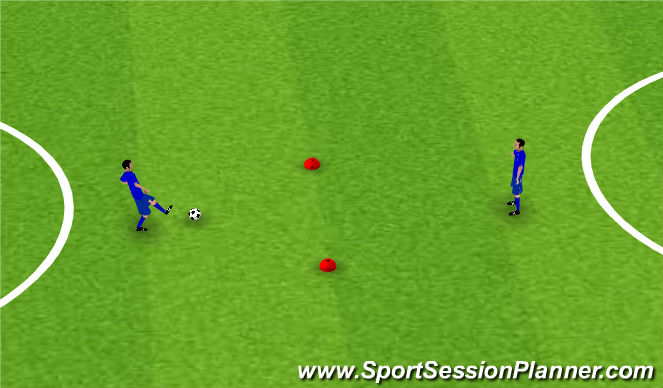 Football/Soccer Session Plan Drill (Colour): Pong