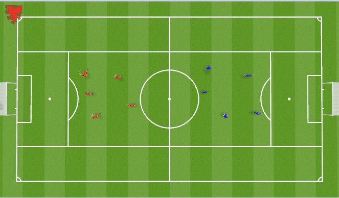 Football/Soccer Session Plan Drill (Colour): SGS