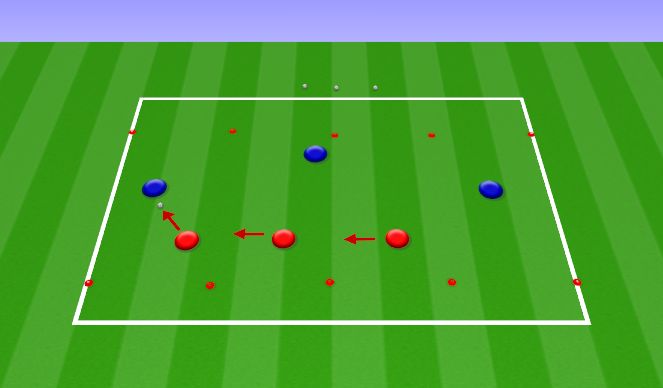 Football/Soccer Session Plan Drill (Colour): Warm Up