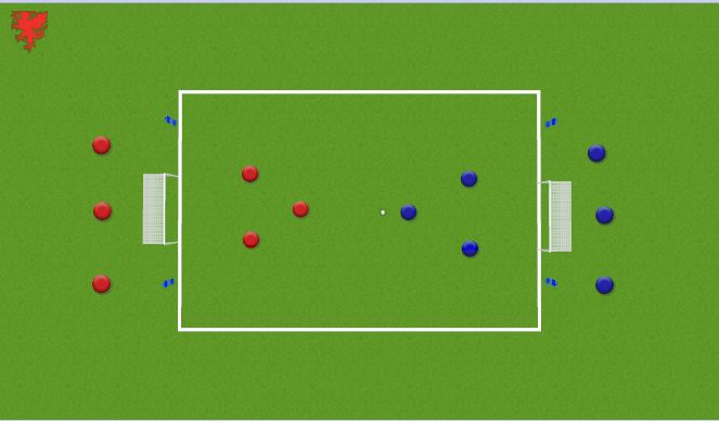 Football/Soccer Session Plan Drill (Colour): Screen 1