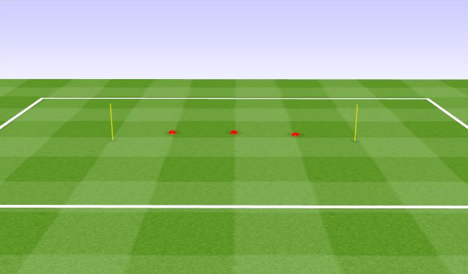 Football/Soccer Session Plan Drill (Colour): Warm up