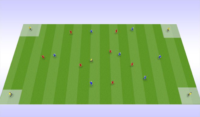 Football/Soccer Session Plan Drill (Colour): Possession Activity 