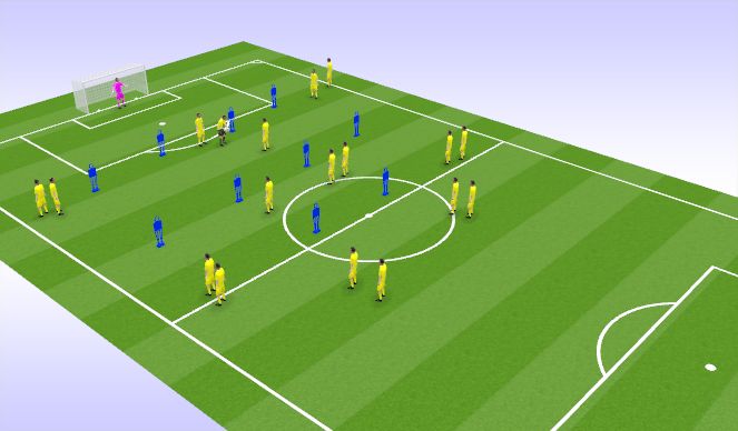 Football/Soccer Session Plan Drill (Colour): Patterns