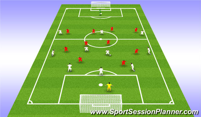 Football/Soccer Session Plan Drill (Colour): Screen 2