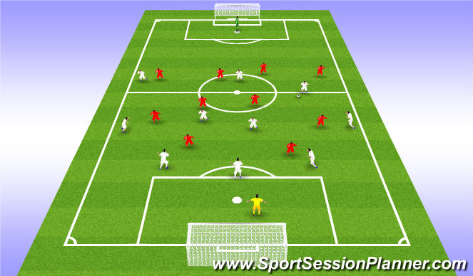 Football/Soccer Session Plan Drill (Colour): Screen 3