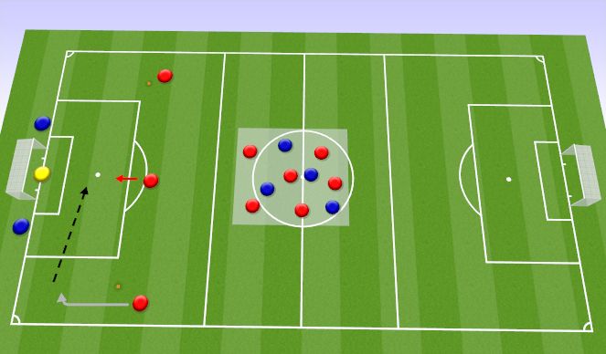 Football/Soccer Session Plan Drill (Colour): Screen 1