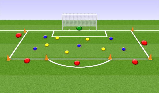 Football/Soccer Session Plan Drill (Colour): Screen 1