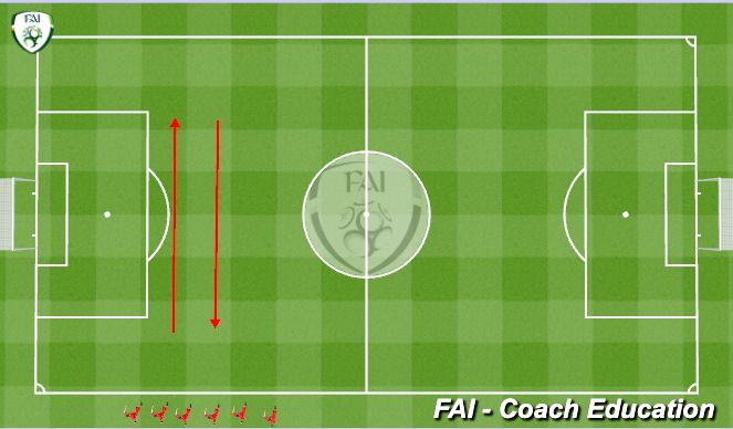 Football/Soccer Session Plan Drill (Colour): Cooldown