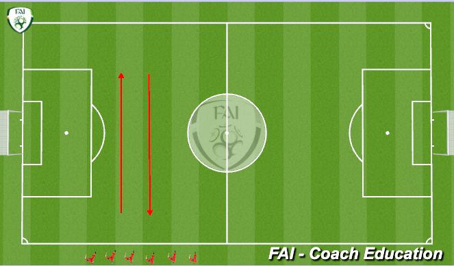 Football/Soccer Session Plan Drill (Colour): Cool Down