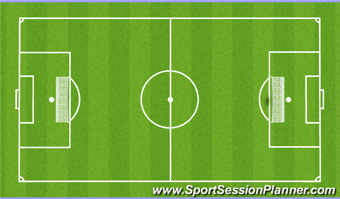 Football/Soccer Session Plan Drill (Colour): Phase 4 - Game