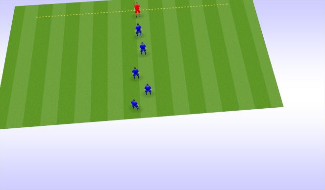 Football/Soccer Session Plan Drill (Colour): Warmup