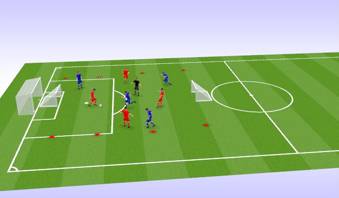 Football/Soccer Session Plan Drill (Colour): Posession