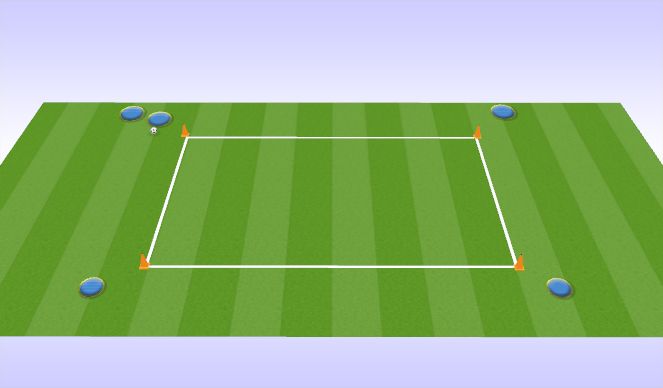 Football/Soccer Session Plan Drill (Colour): Basic