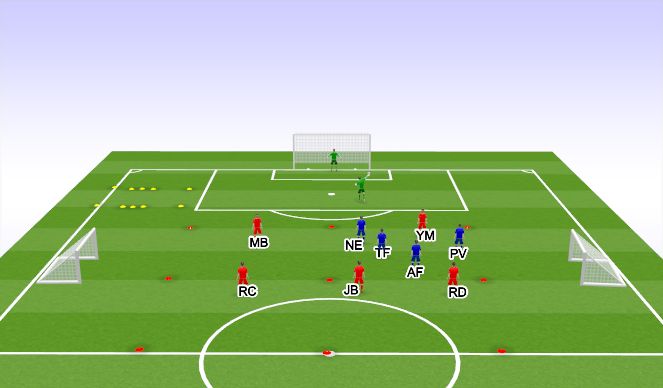 Football/Soccer Session Plan Drill (Colour): Screen 1