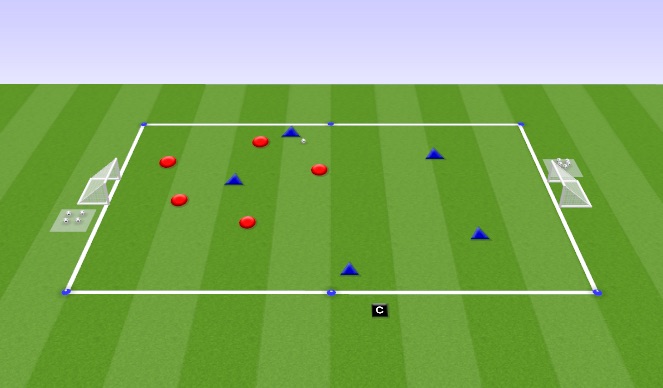 Football/Soccer Session Plan Drill (Colour): Play Phase 2