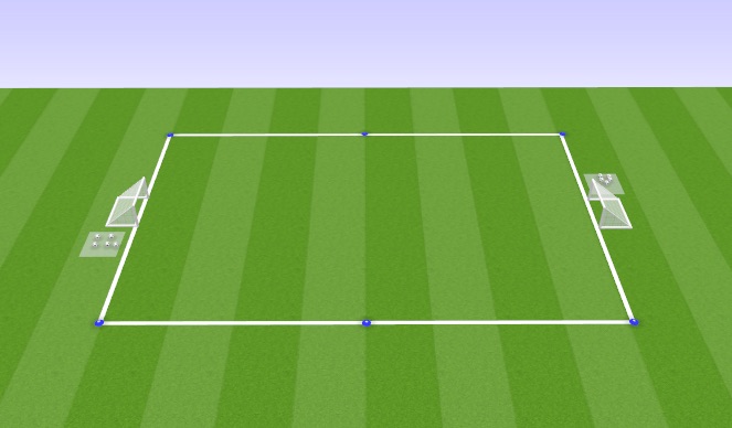 Football/Soccer Session Plan Drill (Colour): Field Layout