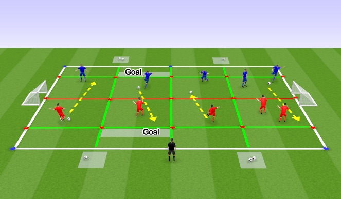 Football/Soccer Session Plan Drill (Colour): Fun Activity