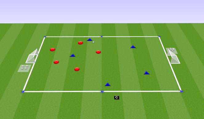 Football/Soccer Session Plan Drill (Colour): Play Phase 2