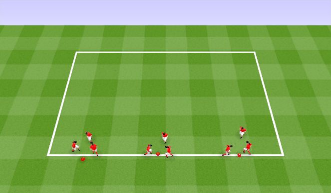 Football/Soccer Session Plan Drill (Colour): The Balloon Game