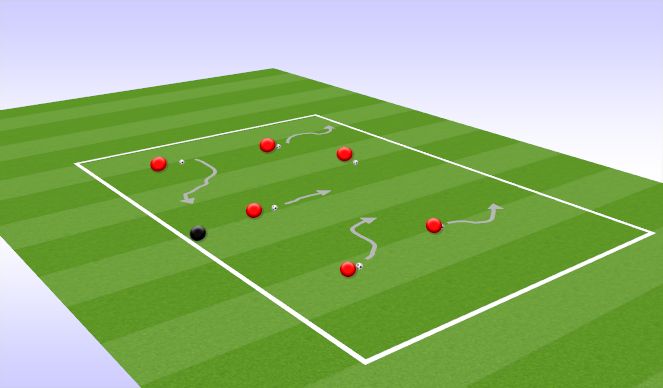 Football/Soccer Session Plan Drill (Colour): Screen 2