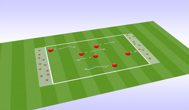 Football/Soccer Session Plan Drill (Colour): Screen 4