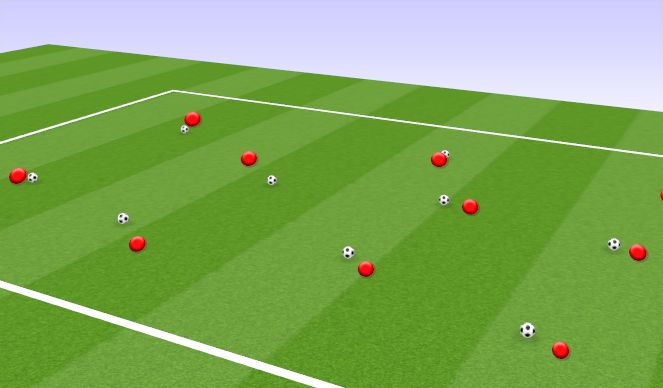 Football/Soccer Session Plan Drill (Colour): KING/QUEEN of the ring