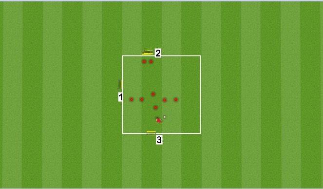 Football/Soccer Session Plan Drill (Colour): Animation 4