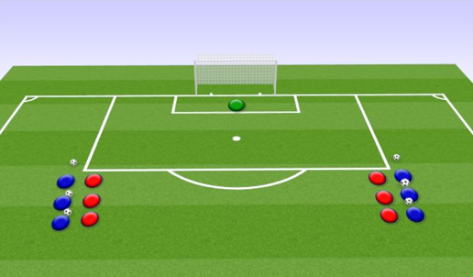 Football/Soccer Session Plan Drill (Colour): Animation 4