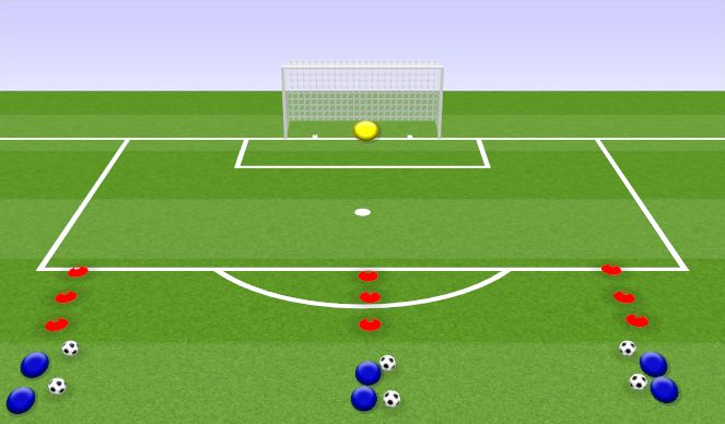 Football/Soccer Session Plan Drill (Colour): Animation 3