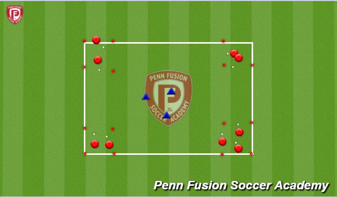 Football/Soccer Session Plan Drill (Colour): Technical Foundations