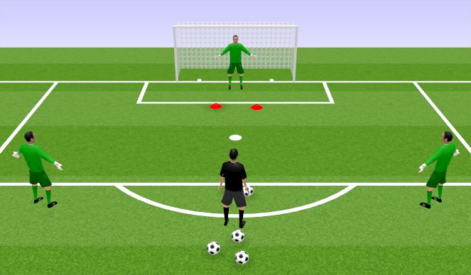 Football/Soccer Session Plan Drill (Colour): Warm Up 2