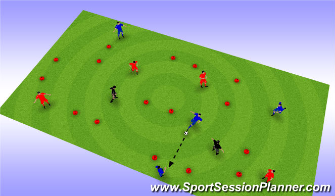 Football/Soccer Session Plan Drill (Colour): pase 3