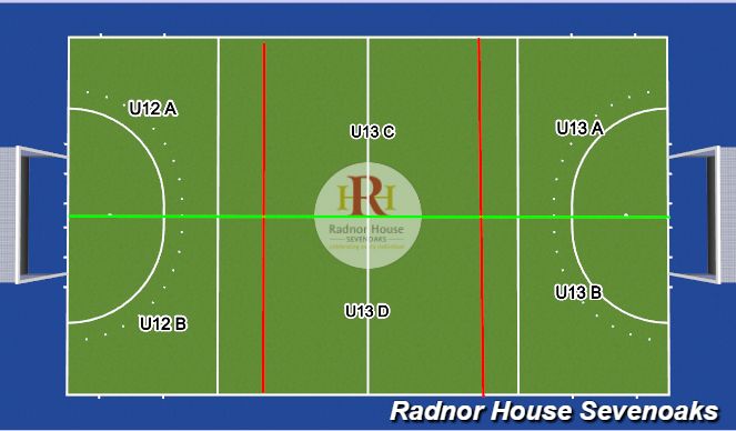 Hockey: Boys U13s WK1- Ball Control (Technical: carrying, Under 12s)