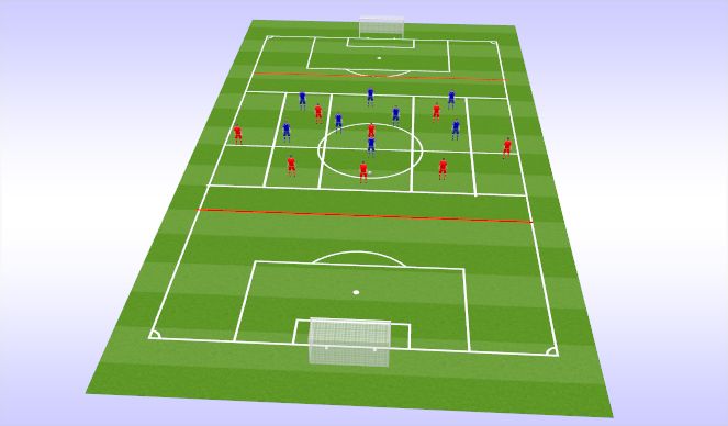 Football/Soccer Session Plan Drill (Colour): Possession