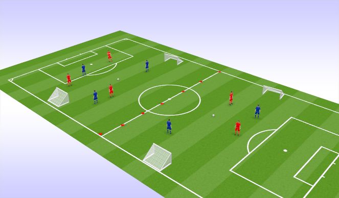 Football/Soccer Session Plan Drill (Colour): Screen 1