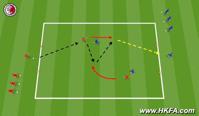 Football/Soccer Session Plan Drill (Colour): Screen 2