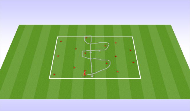 Football/Soccer Session Plan Drill (Colour): Screen 2