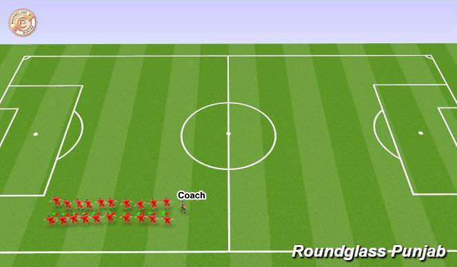 Football/Soccer Session Plan Drill (Colour): Screen 1