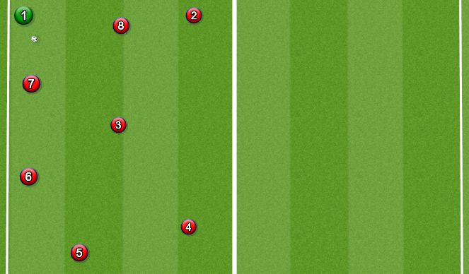 Football/Soccer Session Plan Drill (Colour): Animation 3