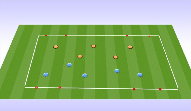 Football/Soccer Session Plan Drill (Colour): SET UP